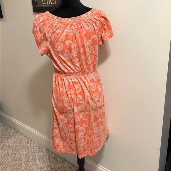 Sonoma Coral and White Knit Dress - Picture 4 of 4